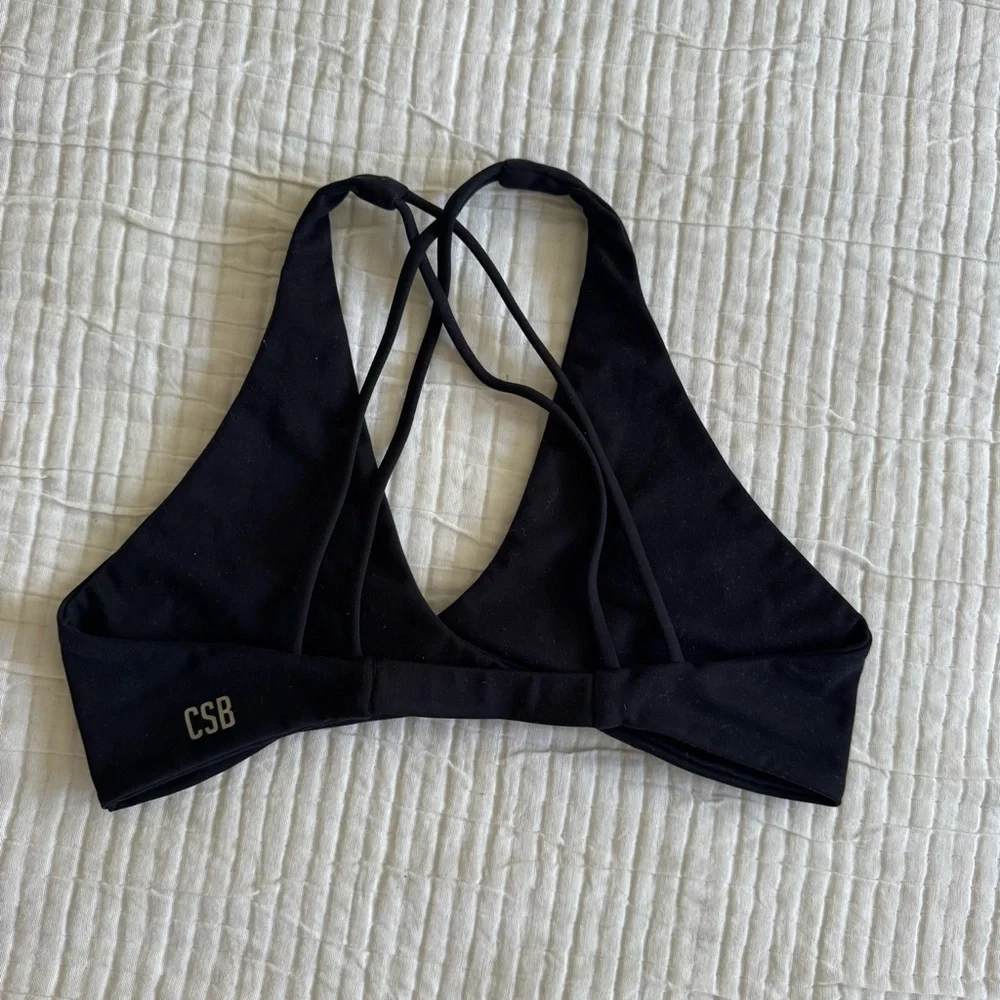 Crop Shop Boutique CSB Eva Crop in Black Size Medium VGUC - Picture 3 of 4